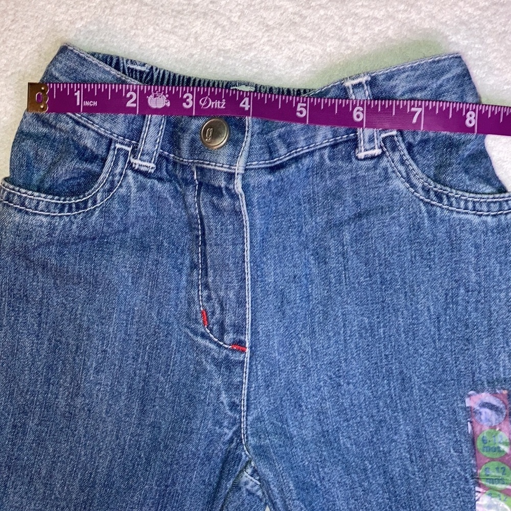 5/$20 NWT Gymboree 6/12m blue jean denim silver stars - Picture 4 of 6